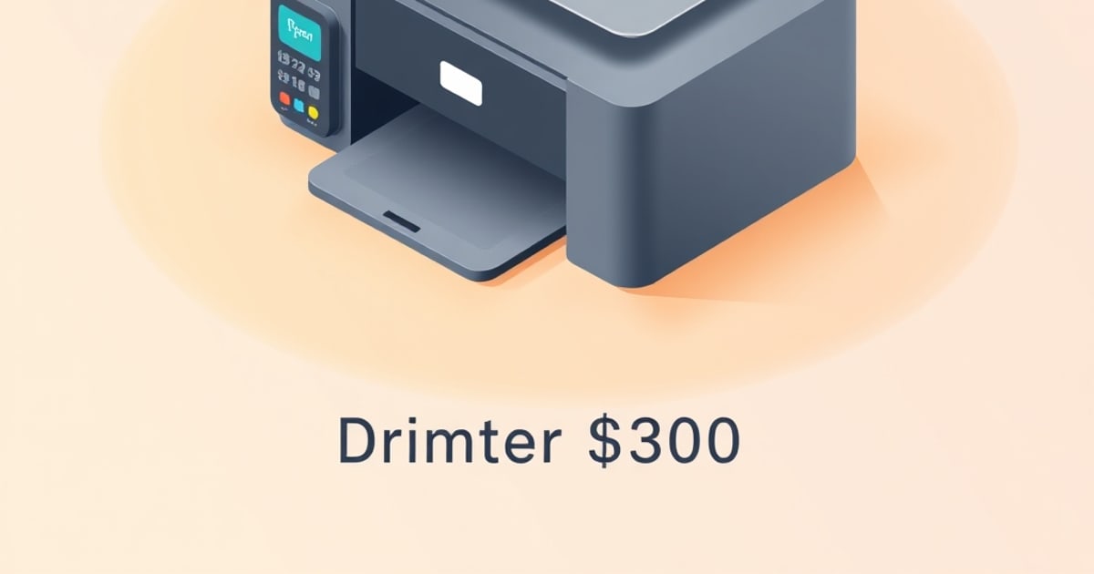 Isometric grey FDM 3D printer with its print head above a white bed holding a small pink pyramid, representing entry-level printer picks